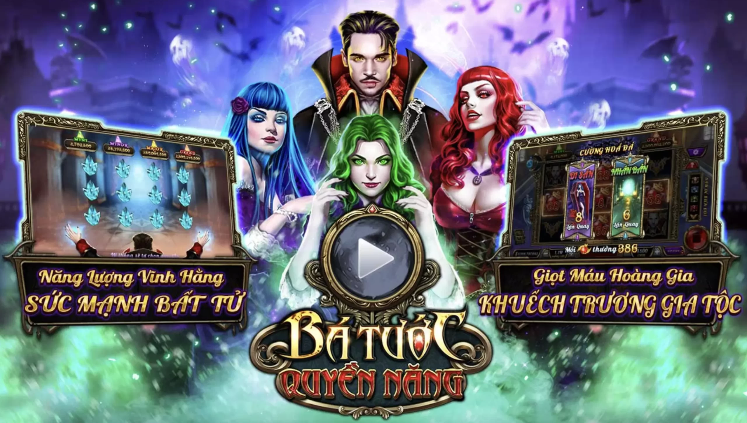 Bá Tước Quyền Năng - Siêu phẩm slots game 